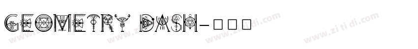 Geometry Dash字体转换